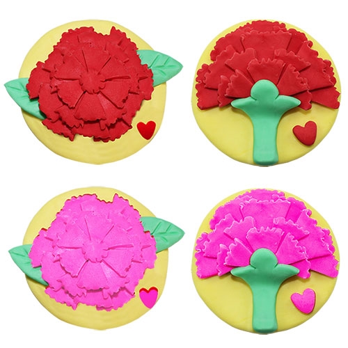 뉴 오물조물비누 카네이션 6세트 _분홍색꽃