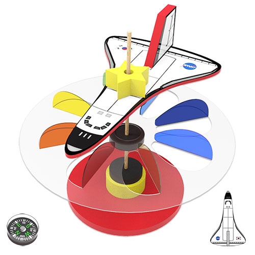 뉴 자기부상 우주왕복선 풍향풍속계(5인용)