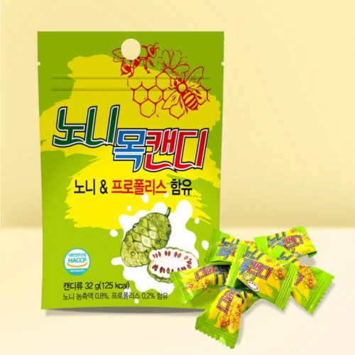 노니 목캔디 노니농축액 프로폴리스 32g