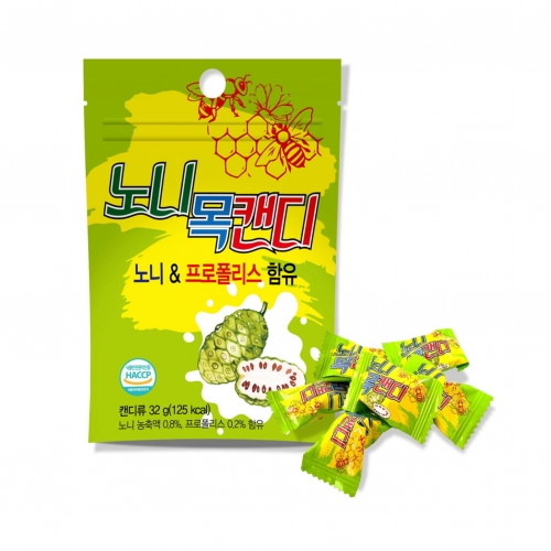노니 목캔디 노니농축액 프로폴리스 32g