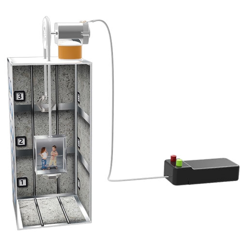 뉴 전동식 엘리베이터의 원리(5인용)