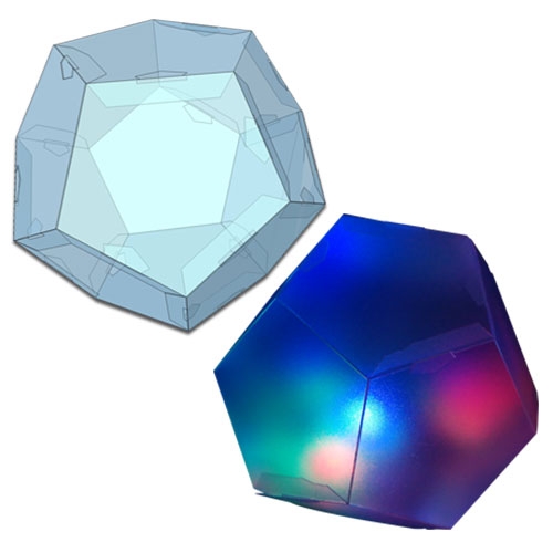 뉴 투명 정12면체만들기(LED형 1인용)