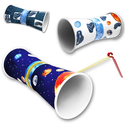 대회용 종이컵비행기(마그누스효과)-중형 5인용