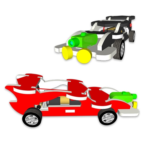 스톰 창작 기어자동차(일반형 5인용)