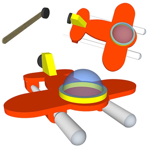 자석으로 가는 수상비행기(10인용)