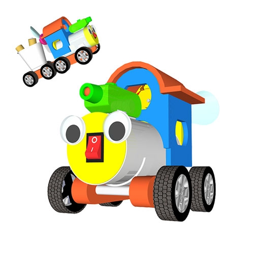 전동풍력기차 만들기 꼬마기차 푸푸(일반형 5인용)