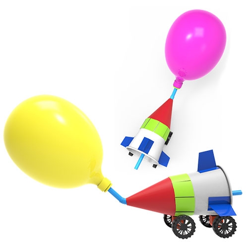 종이컵 풍선 로켓자동차(5인용)