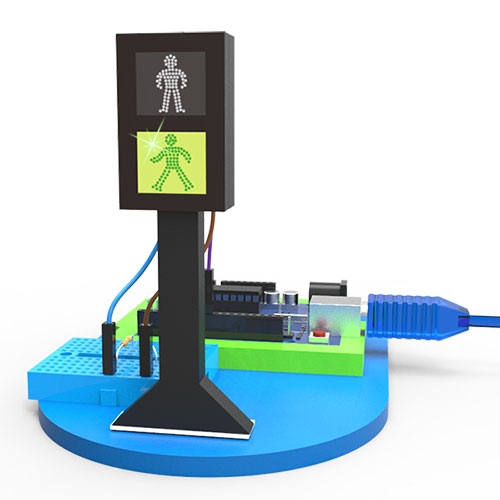 코딩자람 자동 보행신호등(풀세트형)