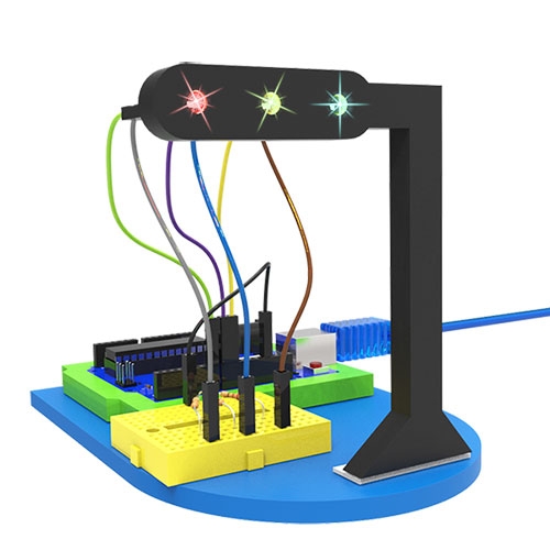 코딩자람 자동제어 3색 신호등(풀세트형)