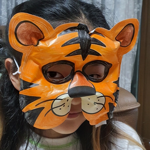 그리기 풍선(호랑이가면)