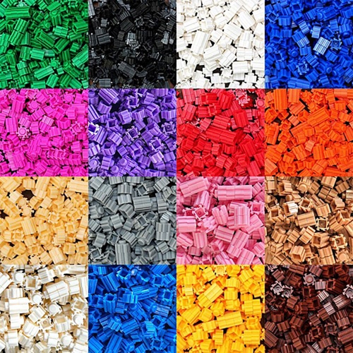 디폼블럭 8mm 약 5600개입 1kg 대용량 색상별 골라담기