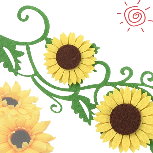 [메이크문구]펠트 해바라기울타리 신형