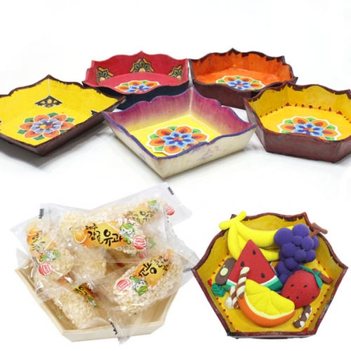 [한지공예] 과반접시 만들기_유과세트 (10인용)