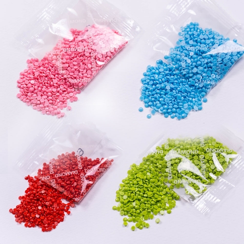 보석십자수 패키지 (모양판10개, 보석비즈 19색, 트레이,고체풀,십자수펜 포함)