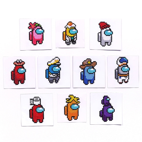 보석 십자수 어몽어스 10종 모음