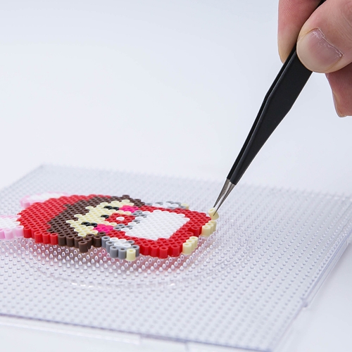 3mm 작은비즈 24색 세트 + 부자재3종(3mm모양판사각대+고급일자핀셋+기름종이)