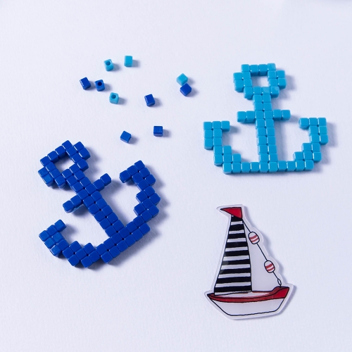 물로 붙이는 마린비즈 약 330개입 색상별 골라담기