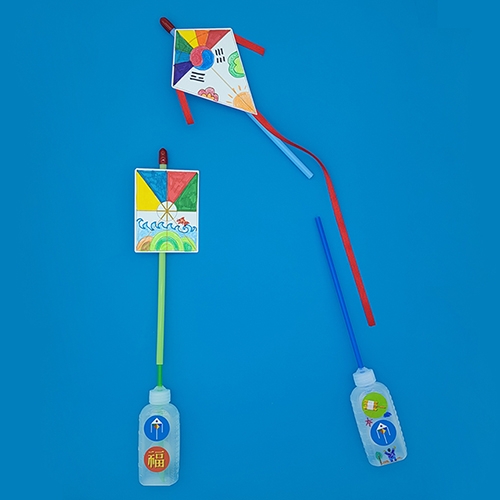 [놀이과학미술] 날아가는 전통 로켓 연