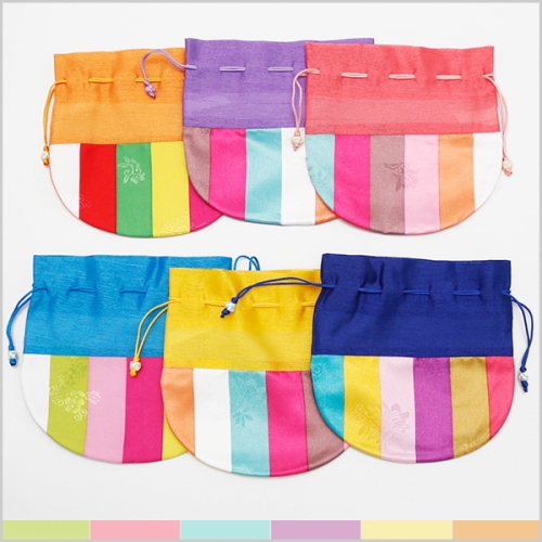 색동 복주머니(1개)