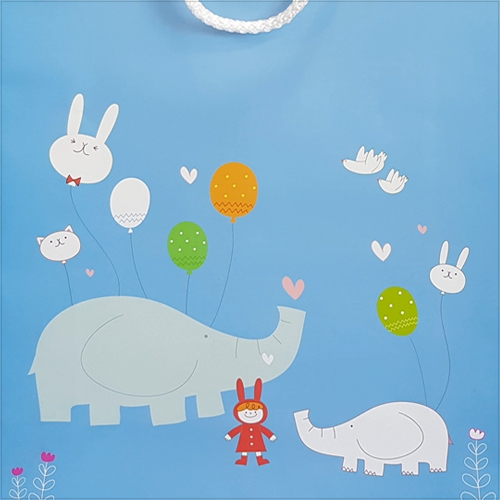 종이가방 [코끼리가족]-쇼핑백