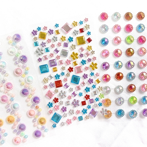 비즈 큐빅 보석 스티커 데코 핸드폰 다이어리 꾸미기