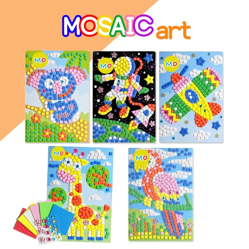 EVA 모자이크 아트 액자 DIY 만들기 패키지 키트