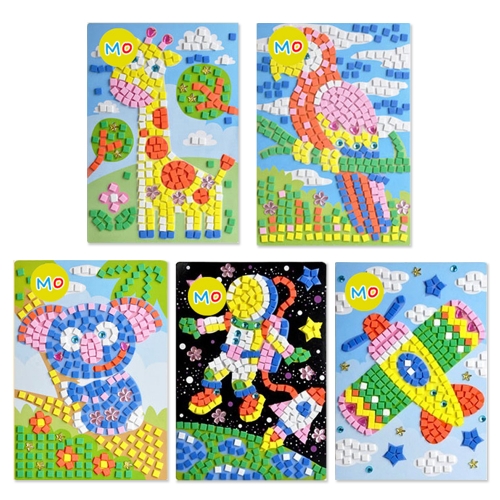 EVA 모자이크 아트 액자 DIY 만들기 패키지 키트