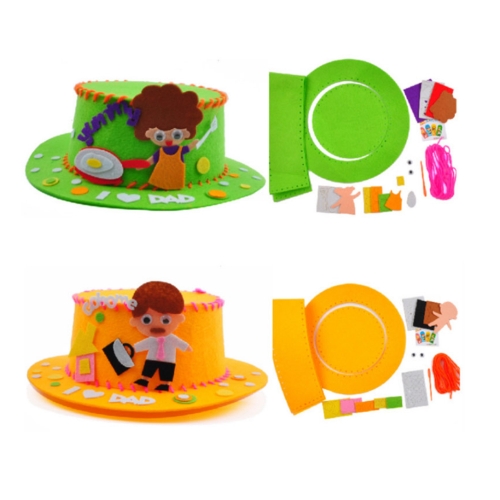 펠트 부직포 모자 만들기 패키지 키트 DIY 꾸미기