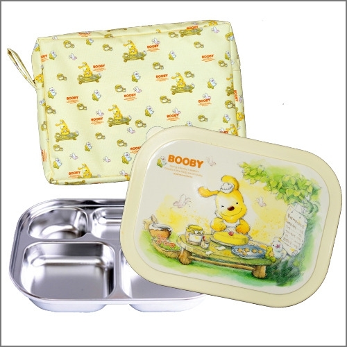 [아이사랑]부비 밀폐 도시락 주머니포함