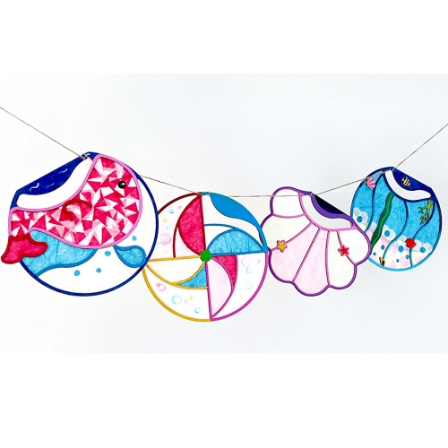 어린이 여름 부채 만들기 DIY