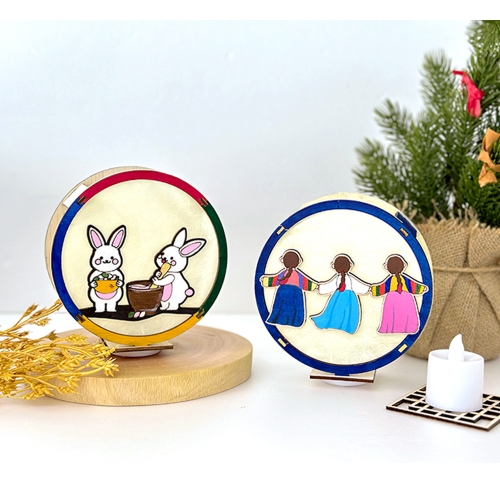 보름달 무드등 조명 만들기 DIY