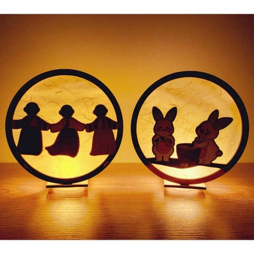 보름달 무드등 조명 만들기 DIY