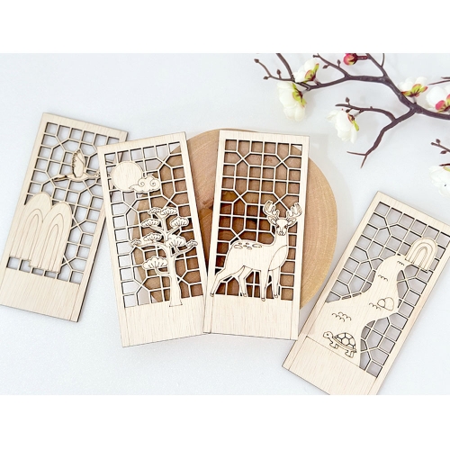 우드 민화 병풍 만들기 DIY