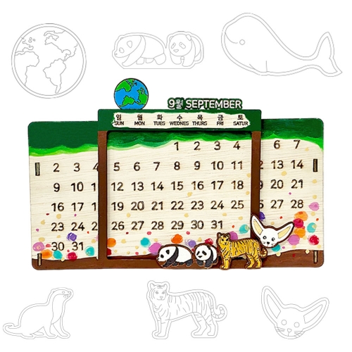 우드 만년 달력 만들기 DIY