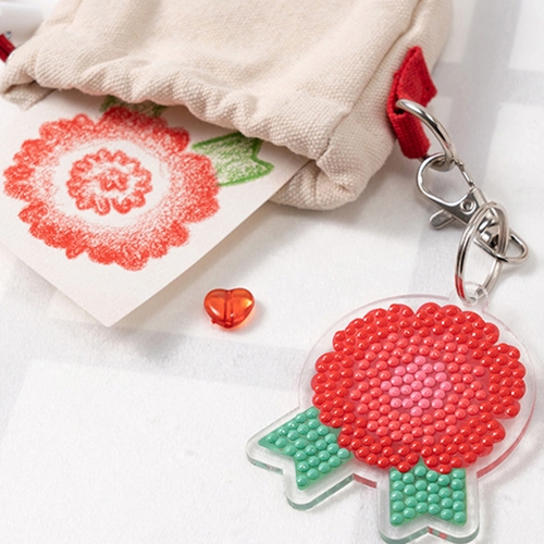 173 카네이션 보석십자수