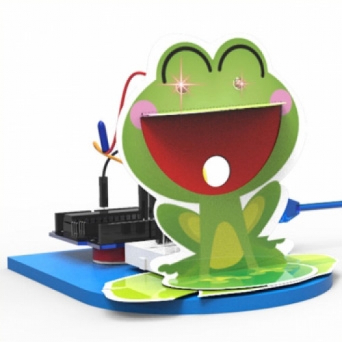 코딩자람 LED눈 깜빡이는 개구리 풀세트형