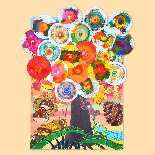 아티바바 스핀아트로 가을만들기