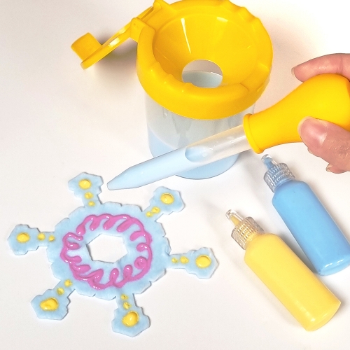 아티바바 스포이드로 겨울만들기ㅣ 칼라드롭퍼세트 스포이드 물감놀이