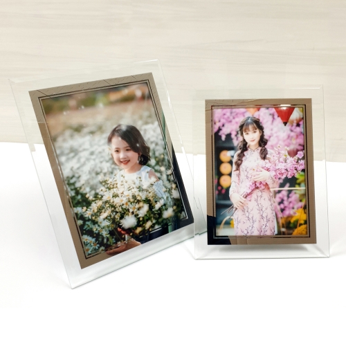 더샤벨 크리스탈액자 유리액자 국산 입학 졸업 선물 상장 탁상 벽걸이