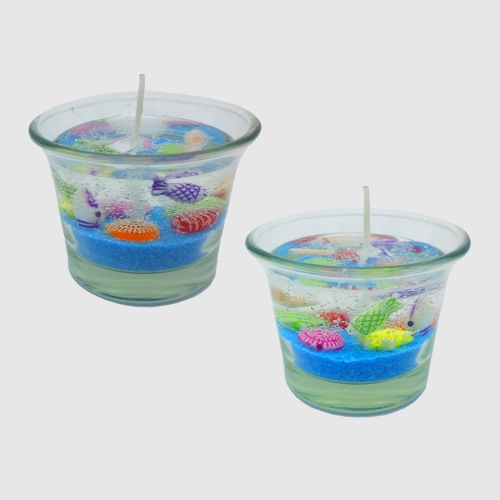 젤리양초 바닷속 꾸미기 (6인용)