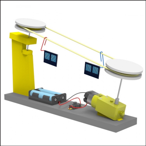 전동 회전 케이블카 만들기