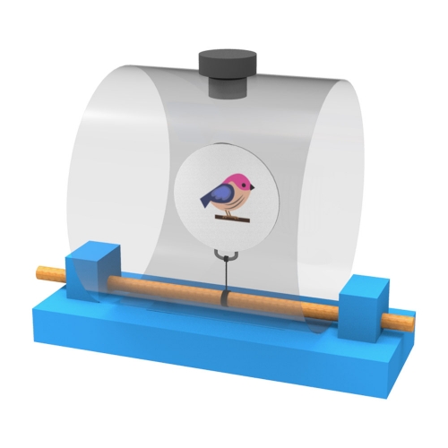 자석으로 도는 잔상 회전통 만들기