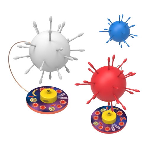 뉴 창작용 바이러스 조명등 만들기