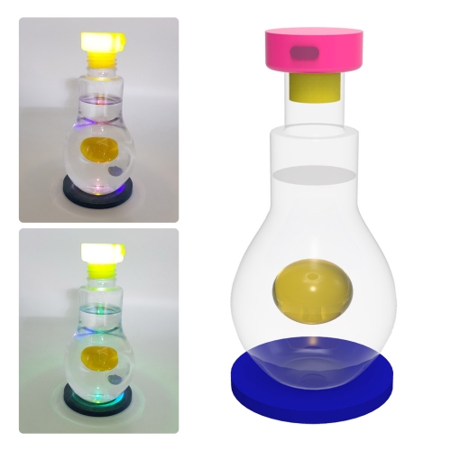 뉴 밀도차 기름공 띄우기