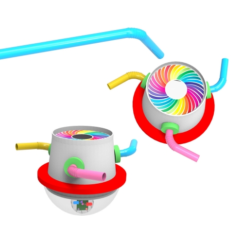 뉴 바람으로 도는 우주팽이 만들기 (1인용/5인용)