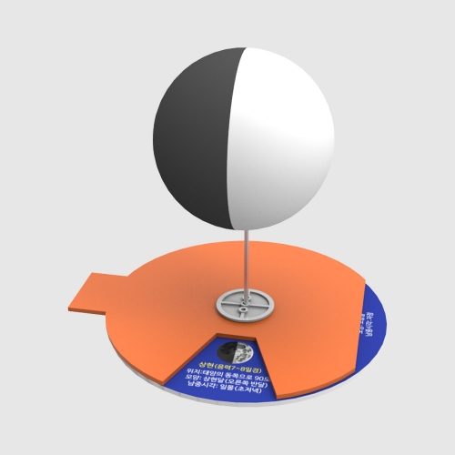 달의 위상 변화 회전판 만들기