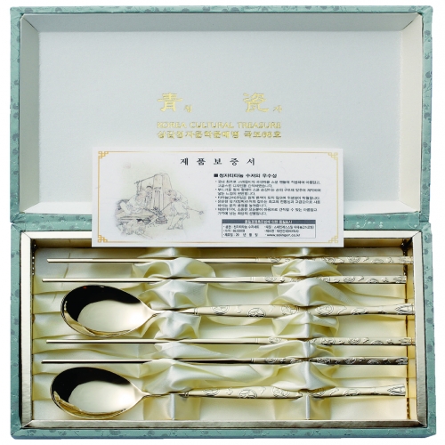 청자 티타늄수저