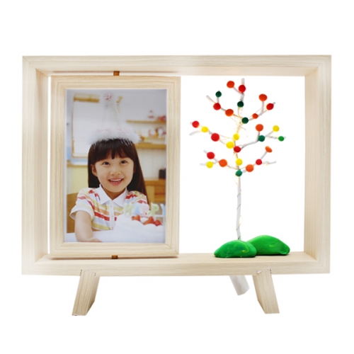 LED 회전액자_클레이로 꾸미기