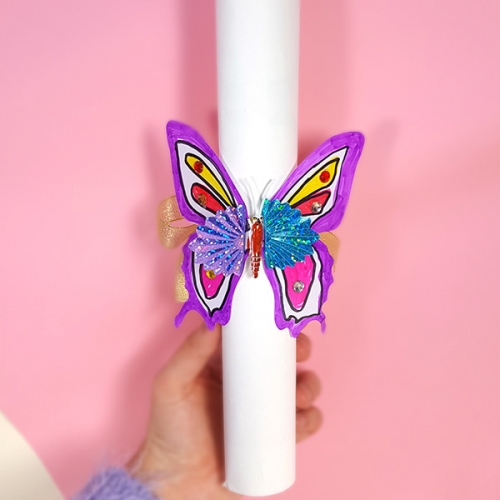 [탑키드] 만들기 나비 상장 홀더 (4인용)