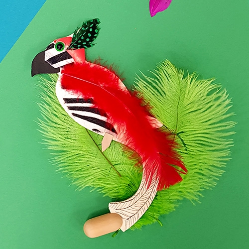 [만꾸]알록달록 나무새 만들기 세트 (1인용) 과학수업 연계학습 종일반 돌봄교실 만들기 추천